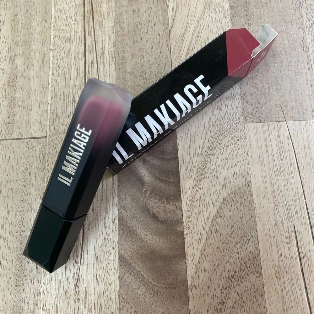 Il Makiage infinity long wear matte lip cream.